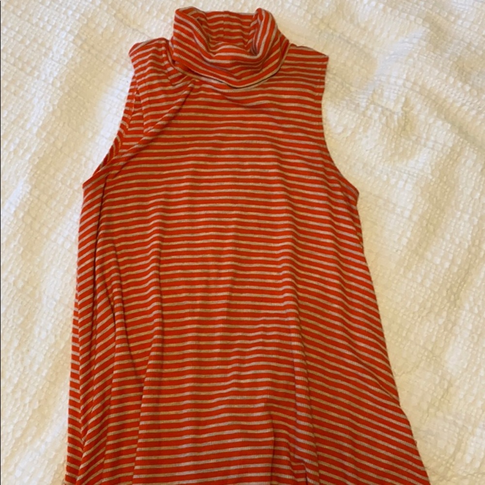 Anthro Sleeveless turtleneck